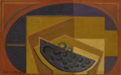 Det svarta druvklaset av Juan Gris