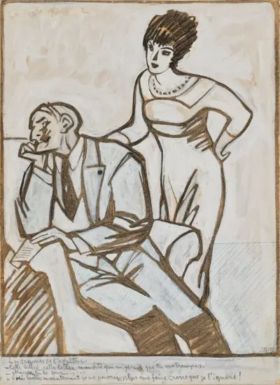 Äktenskapsbrottets dramer av Juan Gris
