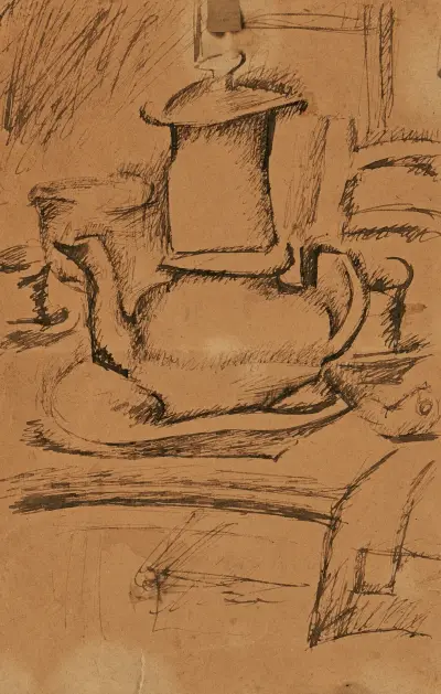 Nature morte à la cafetière von Juan Gris