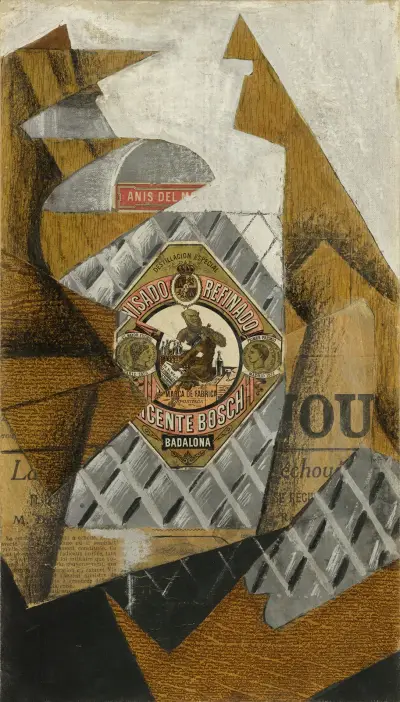 Butelka Anís del Mono, Juan Gris