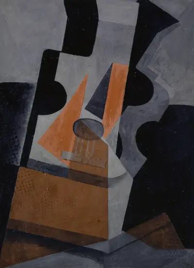 The Guitar (Still Life with Guitar) av Juan Gris