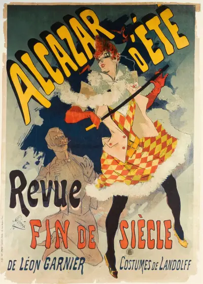 Alcazar D’ete Revue Fin De Siecle av Jules Chéret