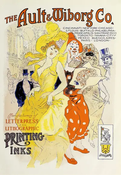 Ault and Wiborg, Ad. 042 av Jules Chéret