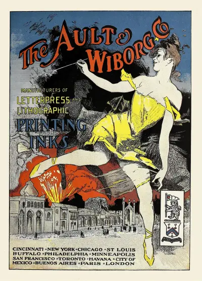 Ault and Wiborg, Ad. 088 av Jules Chéret