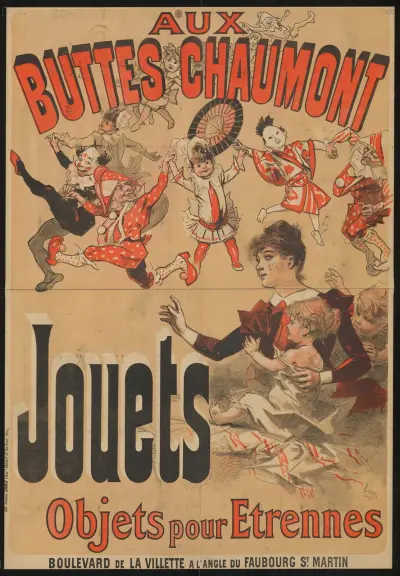 Aux Buttes Chaumont av Jules Chéret