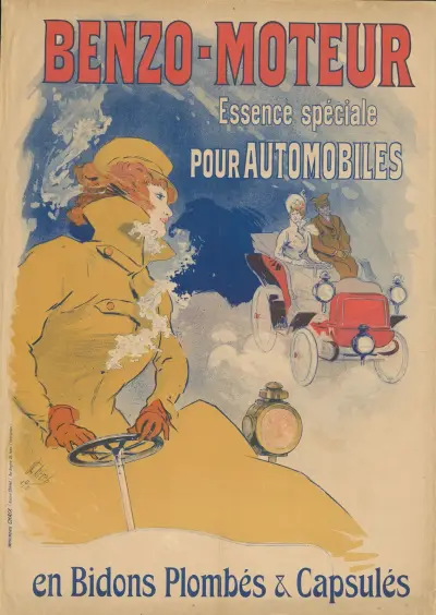Benzo-Moteur Essence spécial pour automobiles av Jules Chéret
