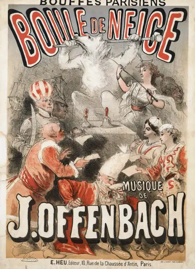 Boule De Neige, Musique De J.Offenbach av Jules Chéret