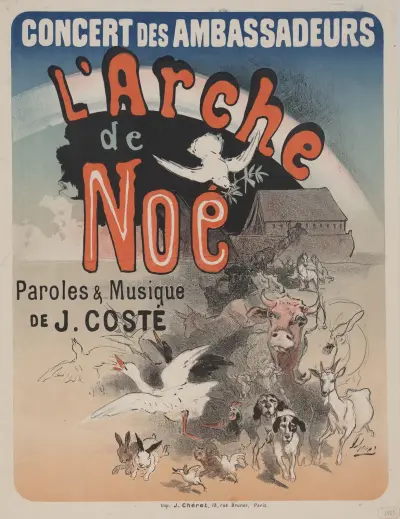 Concert des Ambassadeurs L’Arche de Noé paroles et musique de J. Costé av Jules Chéret