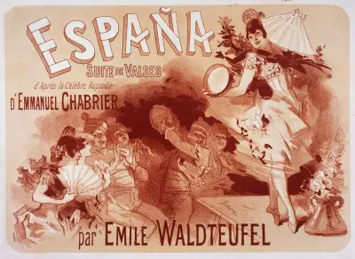 Espana Suite de valses av Jules Chéret