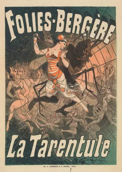 Folies-Bergère. Taranteln av Jules Chéret