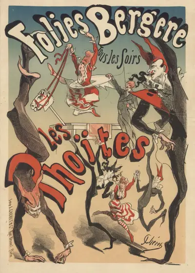 Folies Bergère. Les Phoïtes av Jules Chéret