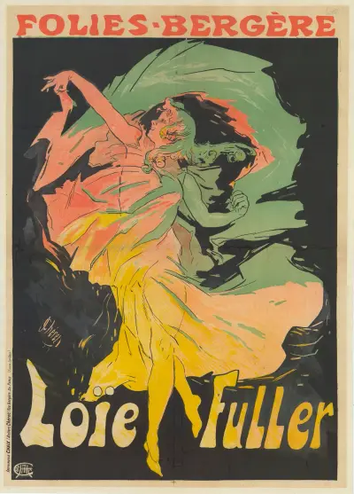 Folies Bergère. Loïe Fuller av Jules Chéret