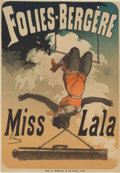 Folies Bergère. Miss Lala av Jules Chéret