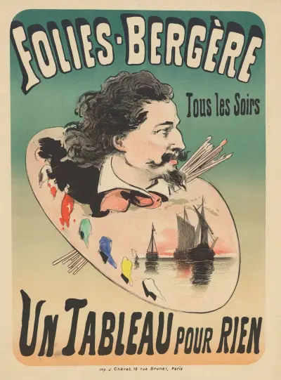 Folies-Bergère. En tavla för ingenting av Jules Chéret