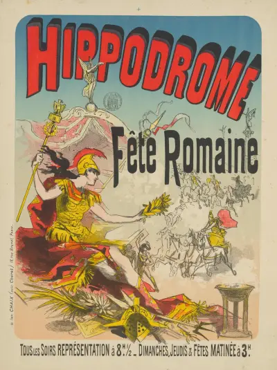Hippodrome. Romersk fest av Jules Chéret