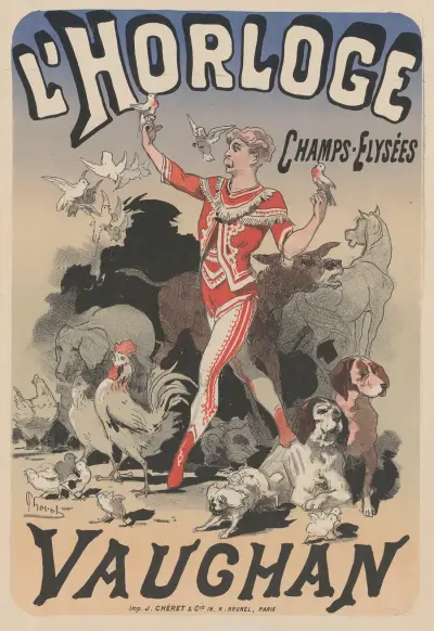 Klockan. Vaughan av Jules Chéret