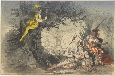 La Biche au bois, Jules Chéret
