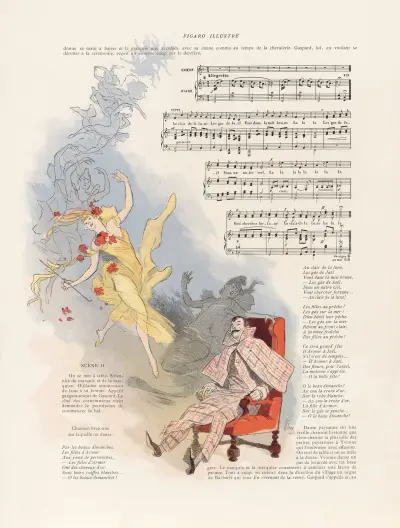 La Fée du Rocher Pl.4 av Jules Chéret