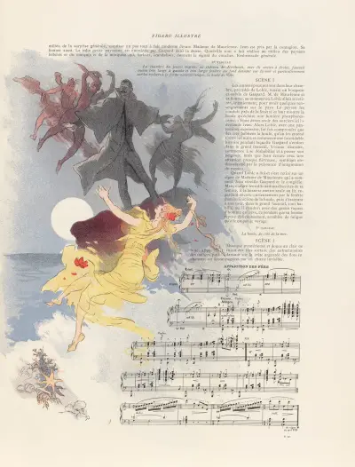 Klippans fé (pl. 5) av Jules Chéret