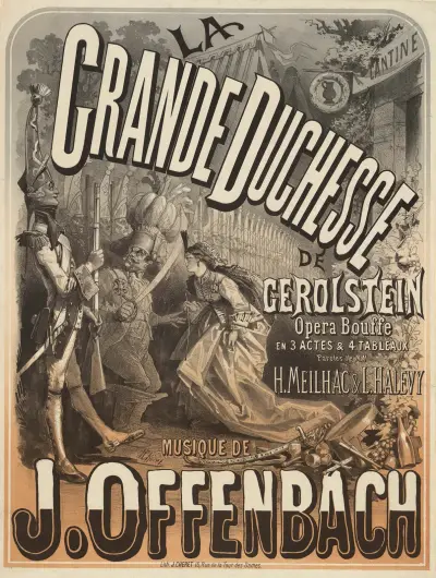 Die Großherzogin von Gerolstein von Jules Chéret