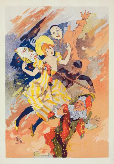 La Pantomime av Jules Chéret
