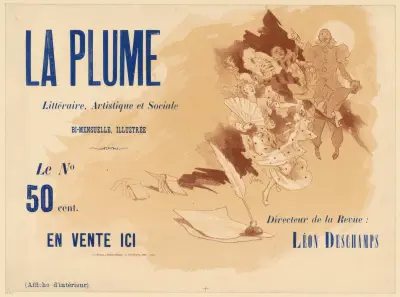 La Plume. Littéraire, Artistique et Sociale av Jules Chéret