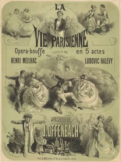 La Vie parisienne von Jules Chéret