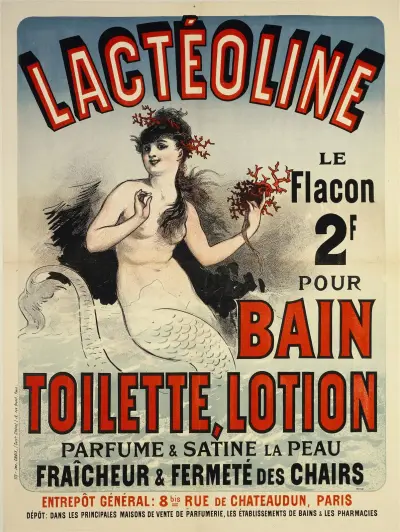 Lacteoline,Bain Toilette, Lotion av Jules Chéret