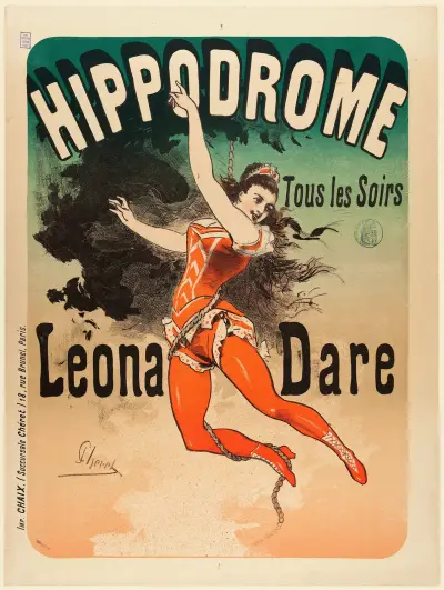 Léona Dare av Jules Chéret