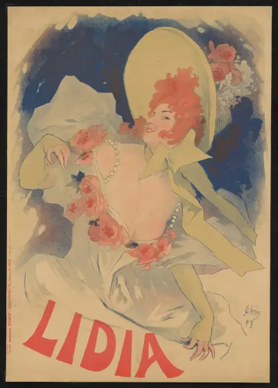 Lidia av Jules Chéret