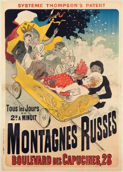 Montagnes Russes av Jules Chéret