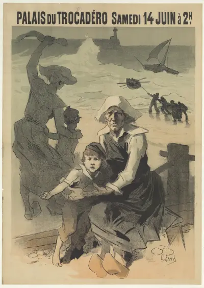 Trocadéropalatset. Lördagen den 14 juni kl. 2 av Jules Chéret