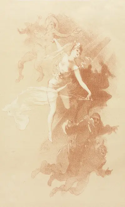 The Dance av Jules Chéret