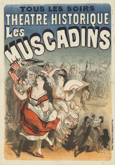 Théâtre Historique. Les Muscadins av Jules Chéret