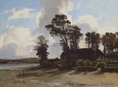 The Estuary Farm av Jules Dupré