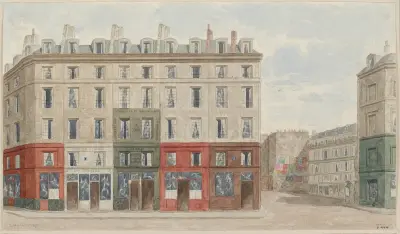 Nummer 2 till 6 rue Babille (nuvarande rue de Viarmes), 1:a arrondissementet av Jules Gaildrau