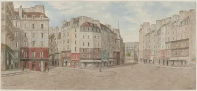 Place Maubert, 5ème arrondissement av Jules Gaildrau