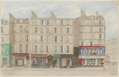 Rue Beaubourg Nº15 à 19, 4ème arrondissement av Jules Gaildrau