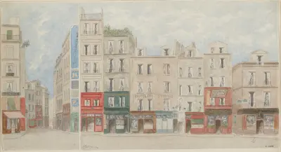 Rue Beaubourg nº21 à 31, 3ème arrondissement av Jules Gaildrau