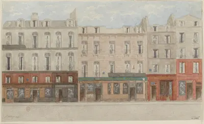 Rue Beaubourg nº46 à 52, 3ème arrondissement av Jules Gaildrau