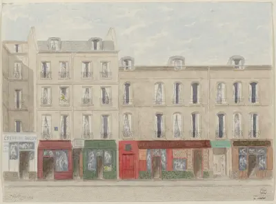 Rue Beaubourg nº47 et 49, 3ème arrondissement av Jules Gaildrau