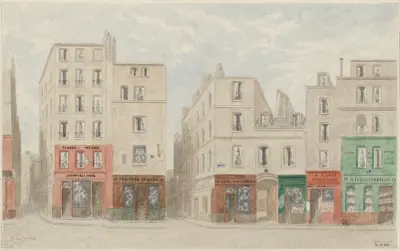 Rue Beaubourg nº9 à 13, 4ème arrondissement av Jules Gaildrau