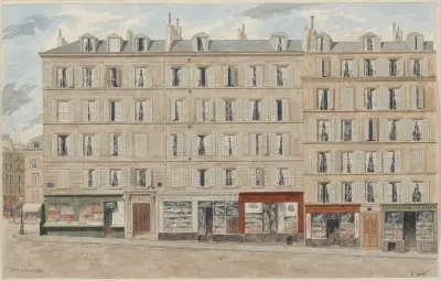 Rue d’Amsterdam nº34 et 36, 9ème arrondissement av Jules Gaildrau