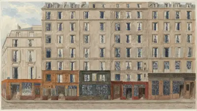 Rue des Deux-Ecus nr 25–31 (nuvarande rue Berger), 1:a arrondissementet av Jules Gaildrau