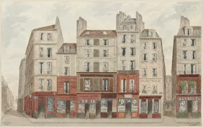 Rue Galande Nº18 à 28, 5ème arrondissement av Jules Gaildrau