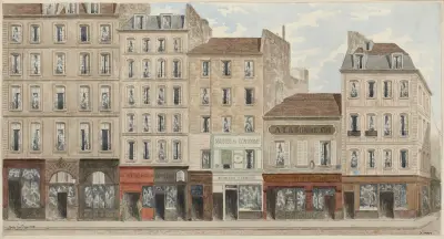 Rue Galande Nº30 à 38, 5ème arrondissement av Jules Gaildrau