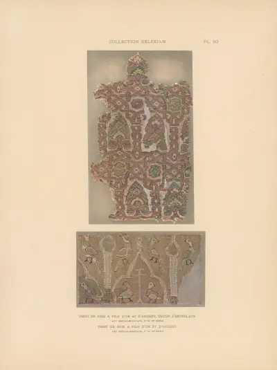 Kelekian-samlingen; Orientaliska och venetianska tyger & mattor, pl. 020 av Jules Guiffrey