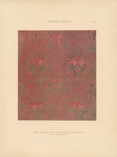 La collection Kelekian; Étoffes & tapis d’Orient & de Venise Pl.022 av Jules Guiffrey
