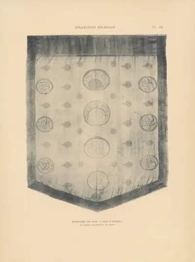 La collection Kelekian; Étoffes & tapis d’Orient & de Venise Pl.023 av Jules Guiffrey