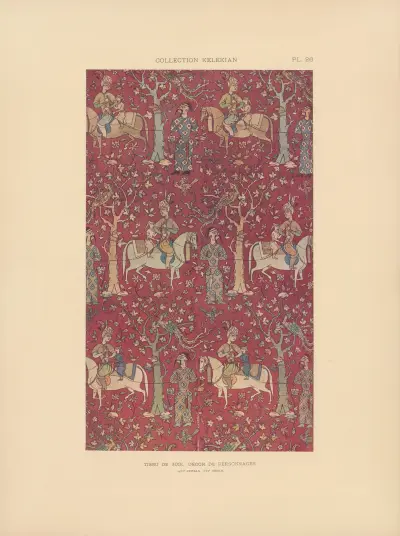 La collection Kelekian; Étoffes & tapis d’Orient & de Venise Pl.026 av Jules Guiffrey